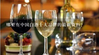 哪里有中国白酒十大品牌的最新资料？