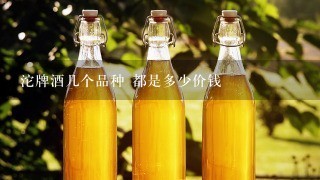 沱牌酒几个品种 都是多少价钱