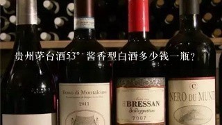 贵州茅台酒53°酱香型白酒多少钱一瓶？