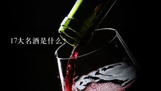 17大名酒是什么？