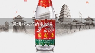 贵州八大名酒排行榜