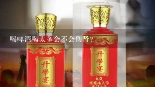 喝啤酒喝太多会不会伤肾?