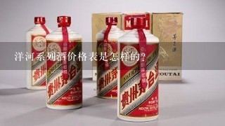 洋河系列酒价格表是怎样的？