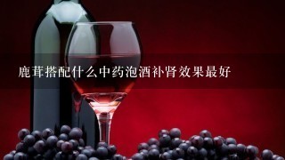 鹿茸搭配什么中药泡酒补肾效果最好