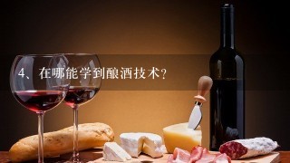 在哪能学到酿酒技术？