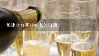 福建省有哪些知名的白酒？