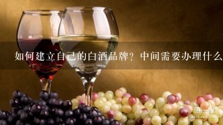 如何建立自己的白酒品牌？中间需要办理什么手续或者需不需要申请专利等等。希望能得到高人指点。情节能越详细越好。