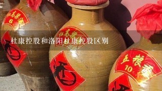 杜康控股和洛阳杜康控股区别