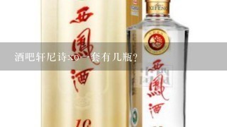 酒吧轩尼诗xo一套有几瓶？