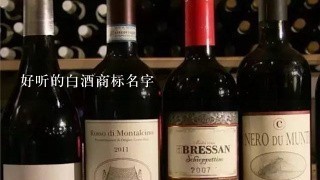 好听的白酒商标名字