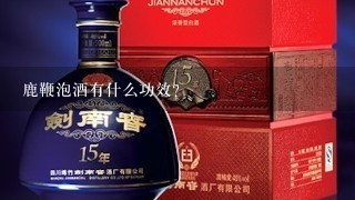 鹿鞭泡酒有什么功效？