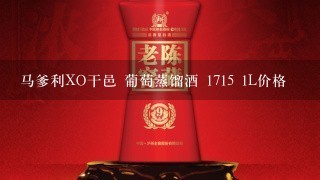 马爹利XO干邑 葡萄蒸馏酒 1715 1L价格