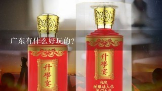 广东有什么好玩的？