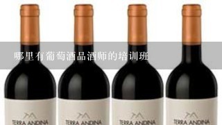 哪里有葡萄酒品酒师的培训班