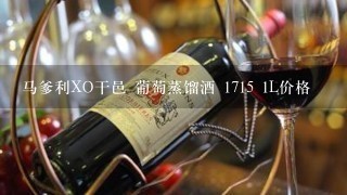 马爹利XO干邑 葡萄蒸馏酒 1715 1L价格