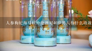 人参枸杞海马杜仲泡酒对40岁男人有什么功效