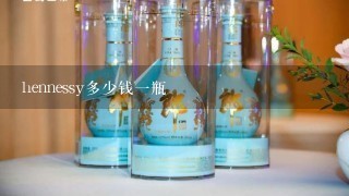 hennessy多少钱1瓶