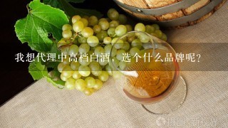 我想代理中高档白酒，选个什么品牌呢？