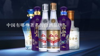 中国有哪些著名的白酒品牌？