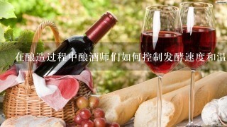 在酿造过程中酿酒师们如何控制发酵速度和温度以获得理想的结果？